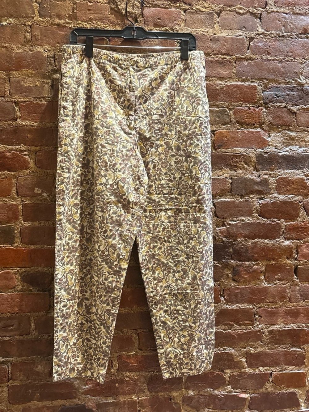 J. Crew Men’s Floral-Print Cotton Chinos size M